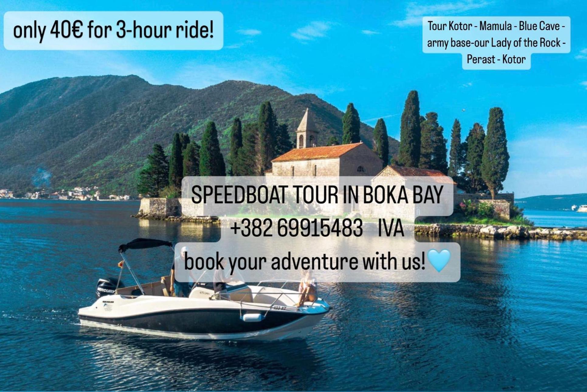 House With Big Terrace And Beautiful Sea View Villa Kotor Eksteriør billede