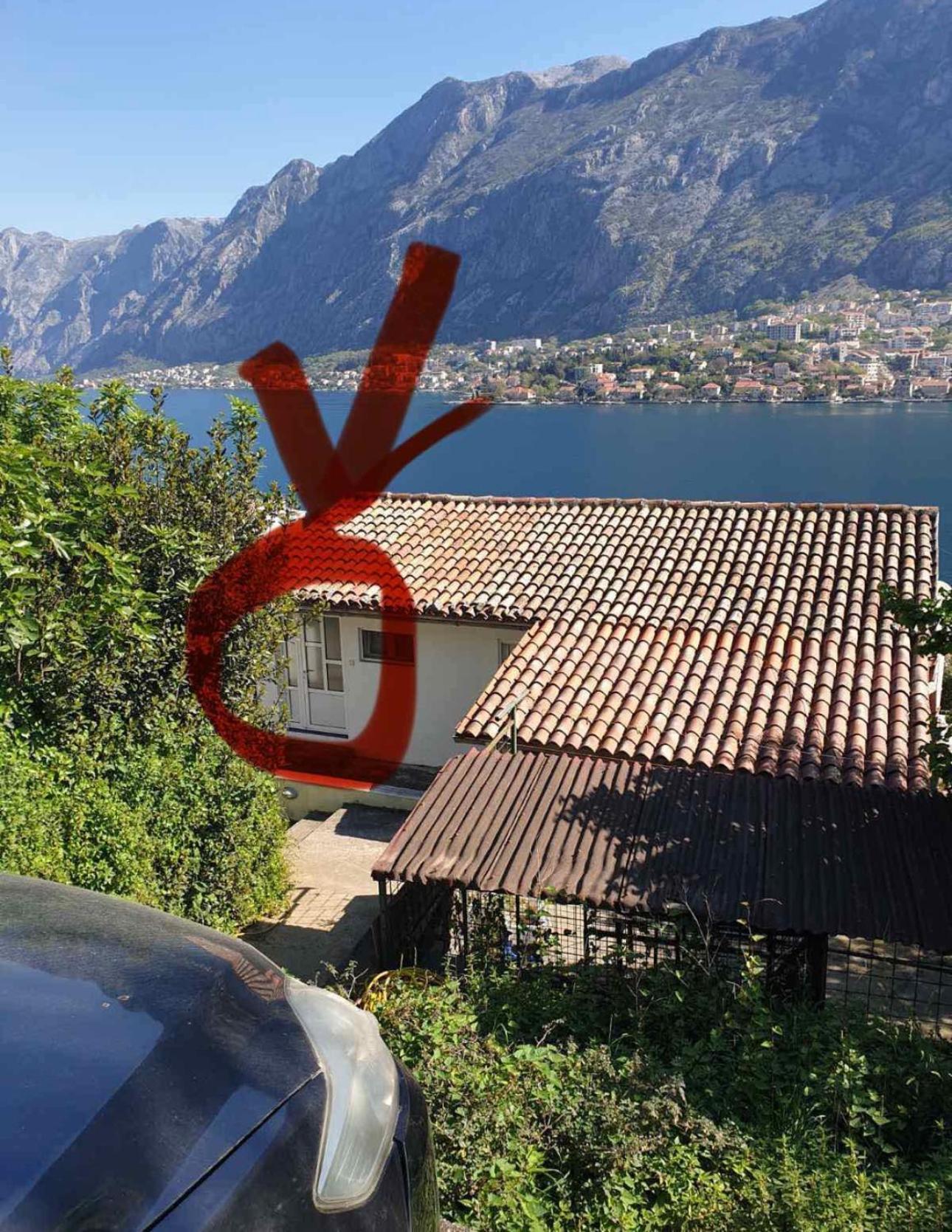 House With Big Terrace And Beautiful Sea View Villa Kotor Eksteriør billede