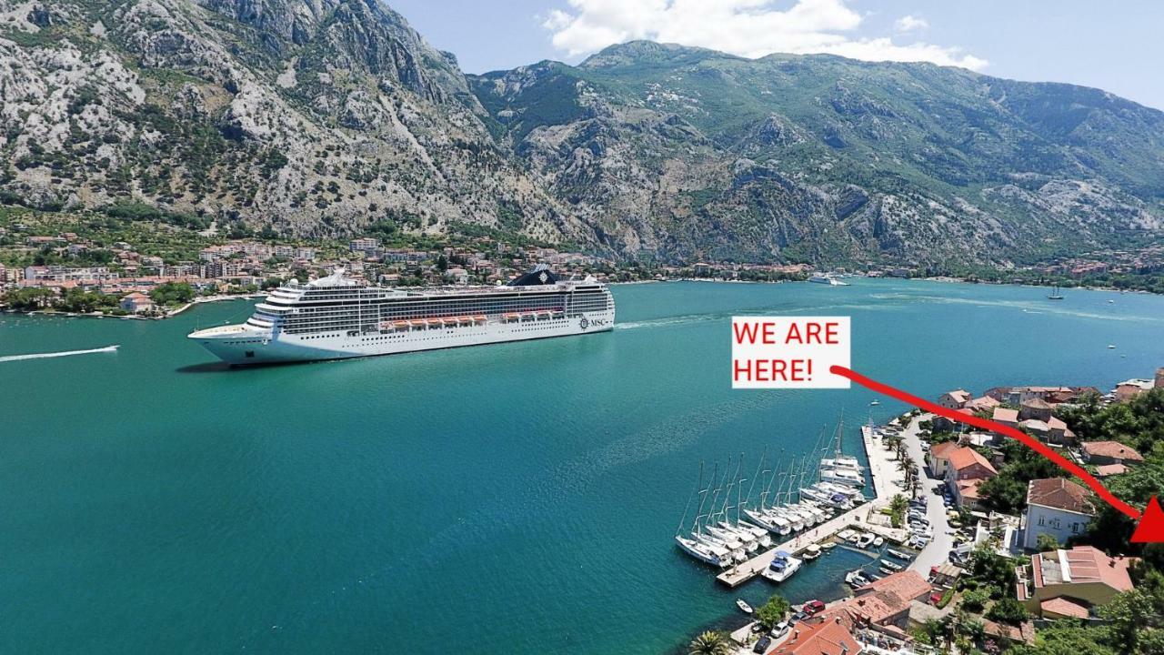 House With Big Terrace And Beautiful Sea View Villa Kotor Eksteriør billede